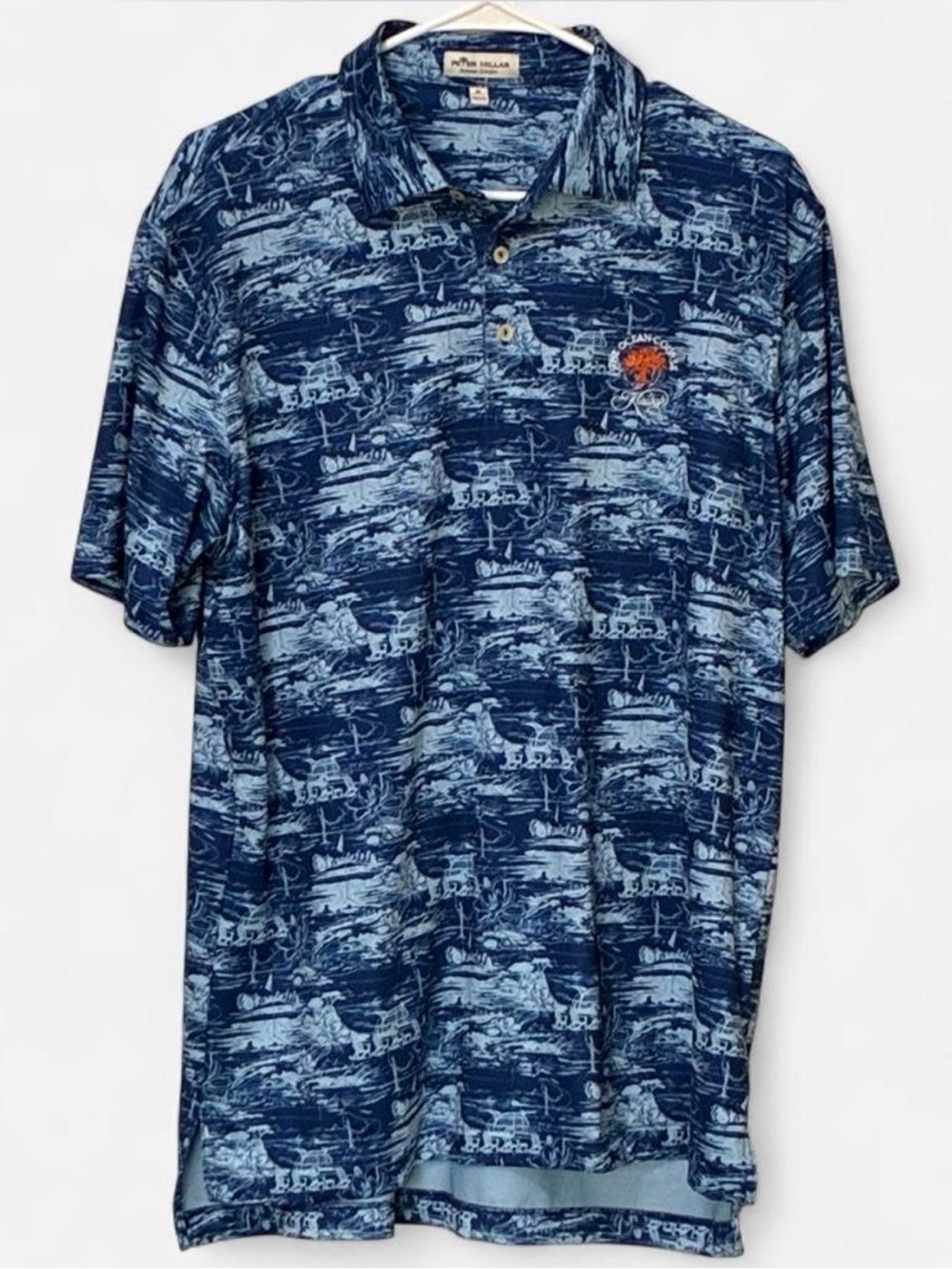 Peter Millar Ocean Course Kiawah Golf Polo Size M